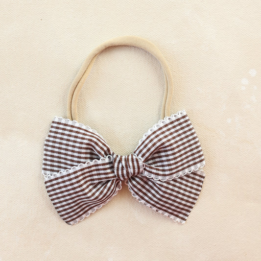Oversized Classic Bow Headband // Chessy