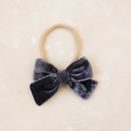 Petite Classic Bow Headband // Bluebell