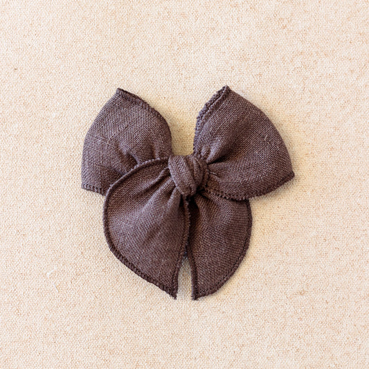 Mini Fleur Bow Headband // Willow