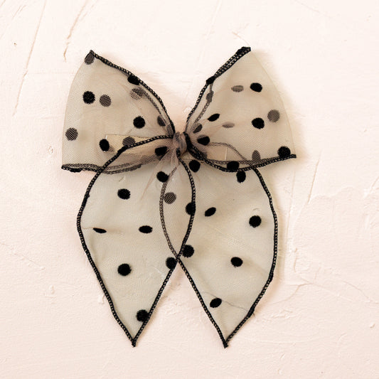 Fleur Bow Clip // Lady