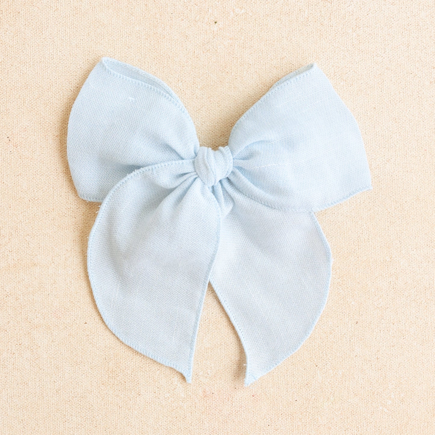 Fleur Hair Bow • Powder Blue | Toddler + Girls Hair Bow Clip