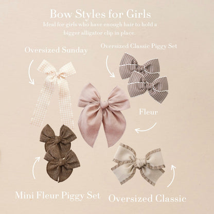Explorer Bow • Little Miss | Baby + Toddler Hair Bow Clip or Headband