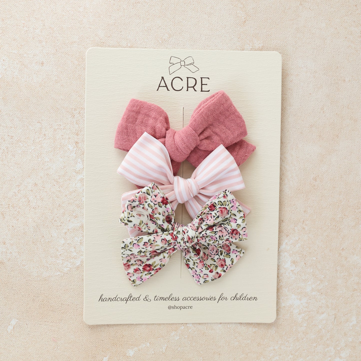 Tried & True Hair Bow Set • Lainey