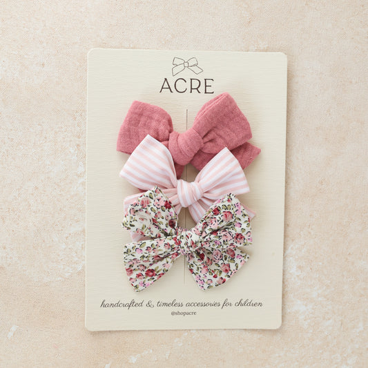 Tried & True Hair Bow Set • Lainey