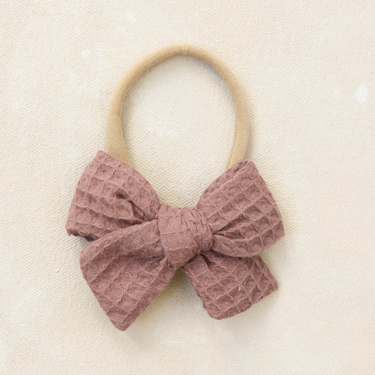 Explorer Bow Headband // Antique Maple