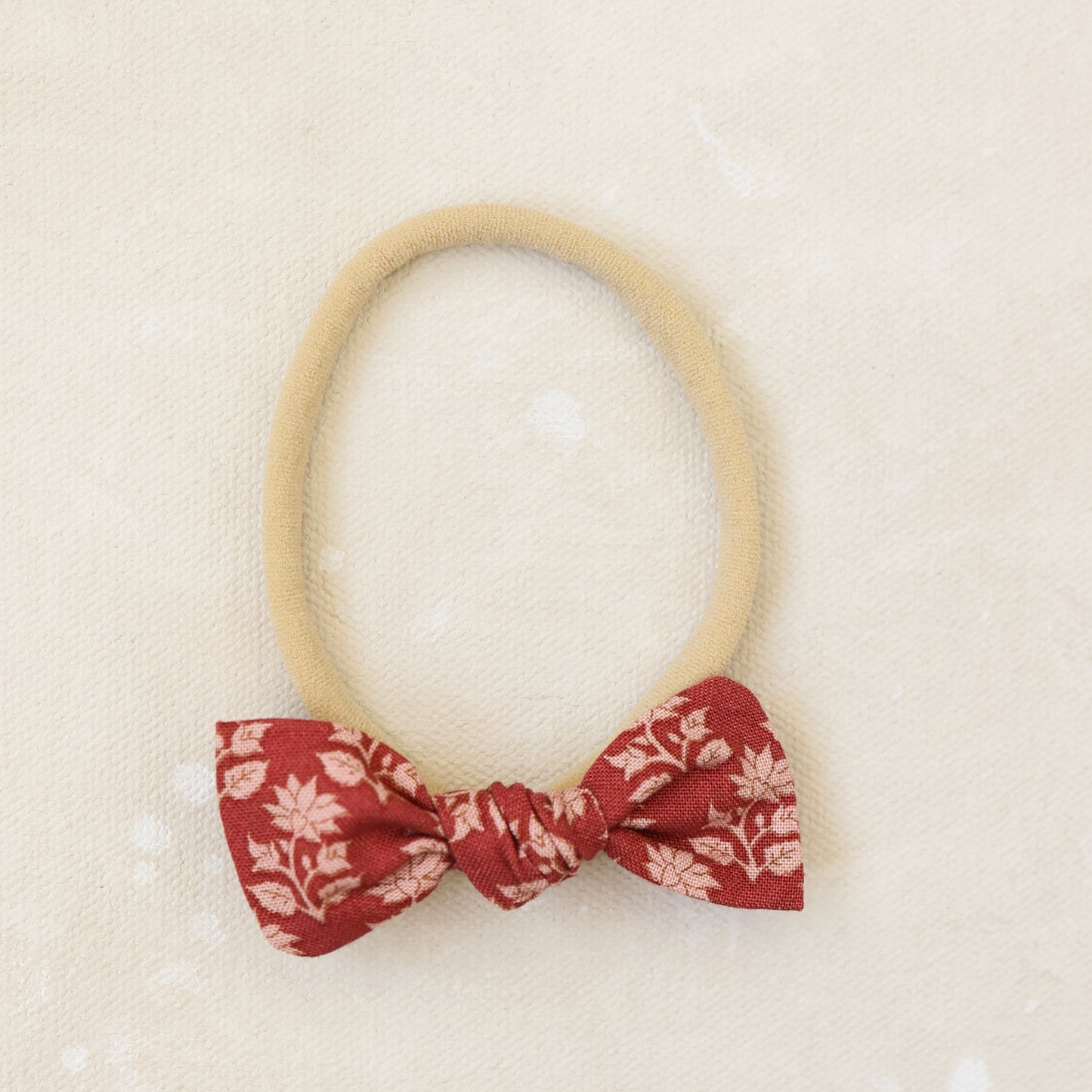 Petite Classic Knot Headband // Poinsetta