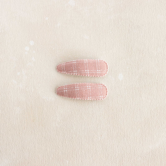 Snap Clip Set // Mauve