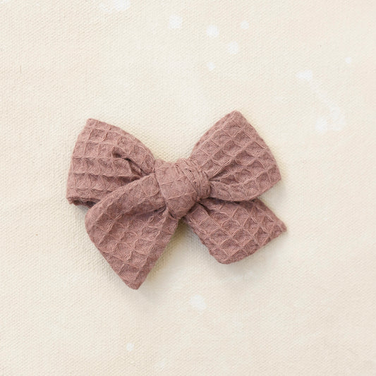 Explorer Bow Clip // Antique Violet