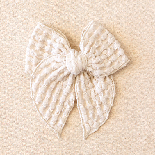 Fleur Bow Clip // Celeste (Small Batch Release)