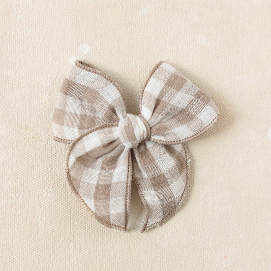 Mini Fleur Bow Clip // Serena