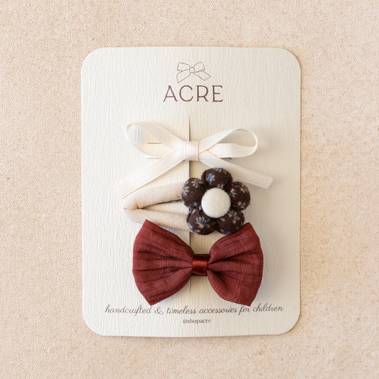 Snap Clip Set • Autumn Cottage