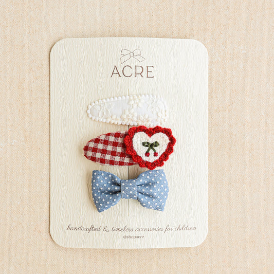 Snap Clip Set • All American Girl
