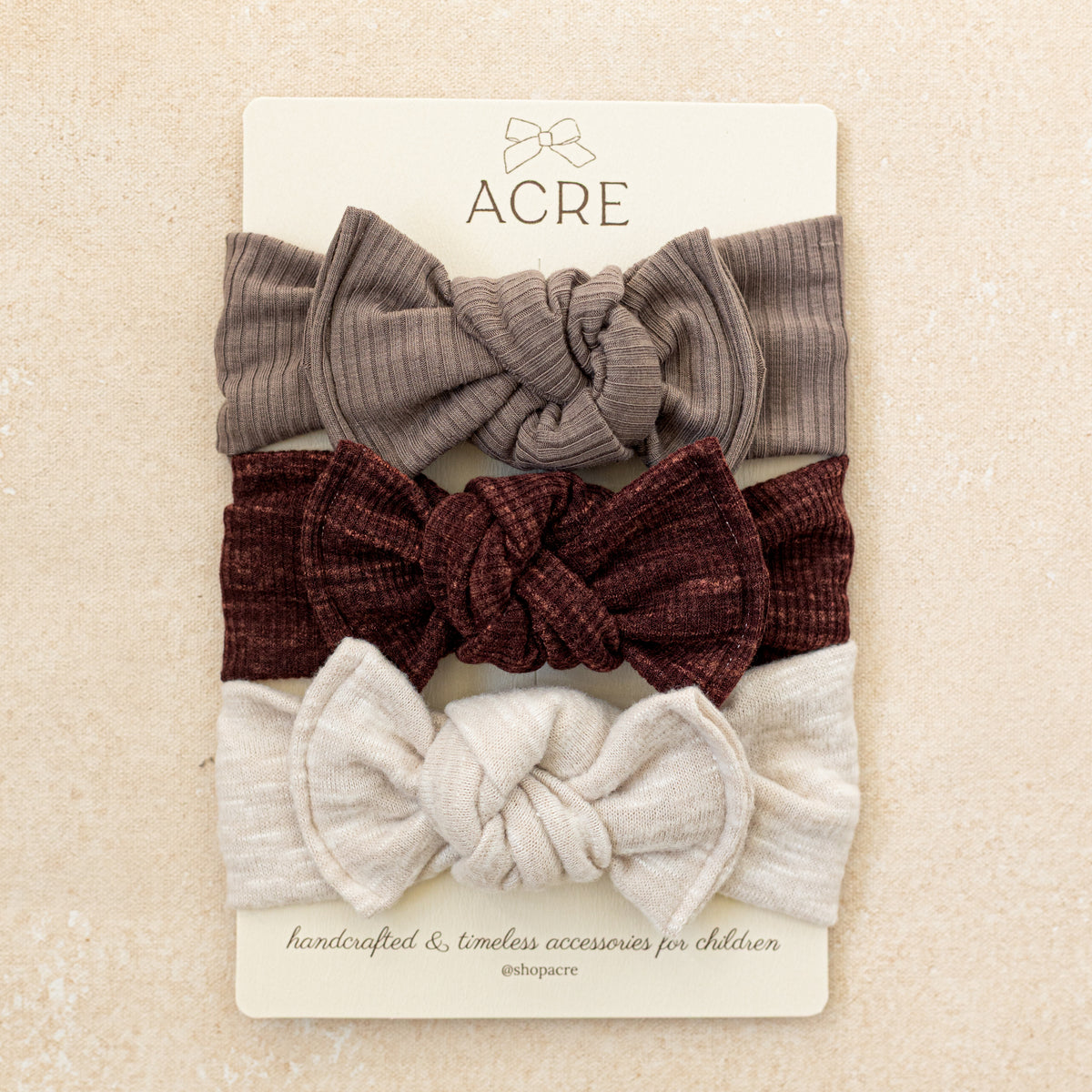 Baby Girl Headwrap Bow Bundle  • Henly • Handmade Hair Accessory