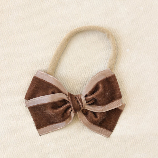 Oversized Classic Bow Headband // Ember