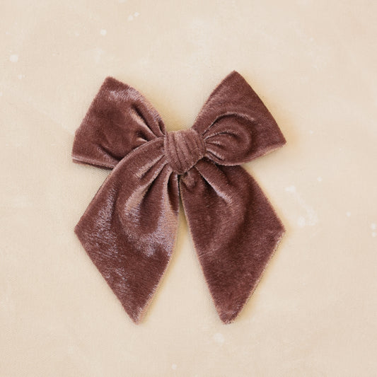 Fable Bow Clip // Heirloom Mauve