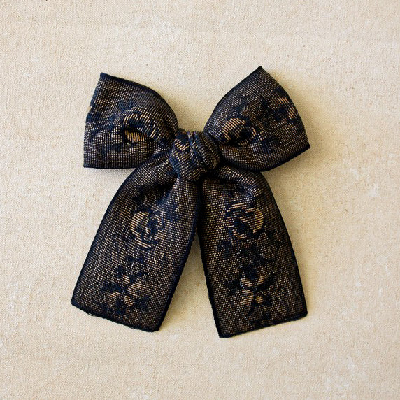 Oversized Sunday Hair Bow • Sylvia | Toddler + Girls Hair Bow Clip (Small Batch Release)