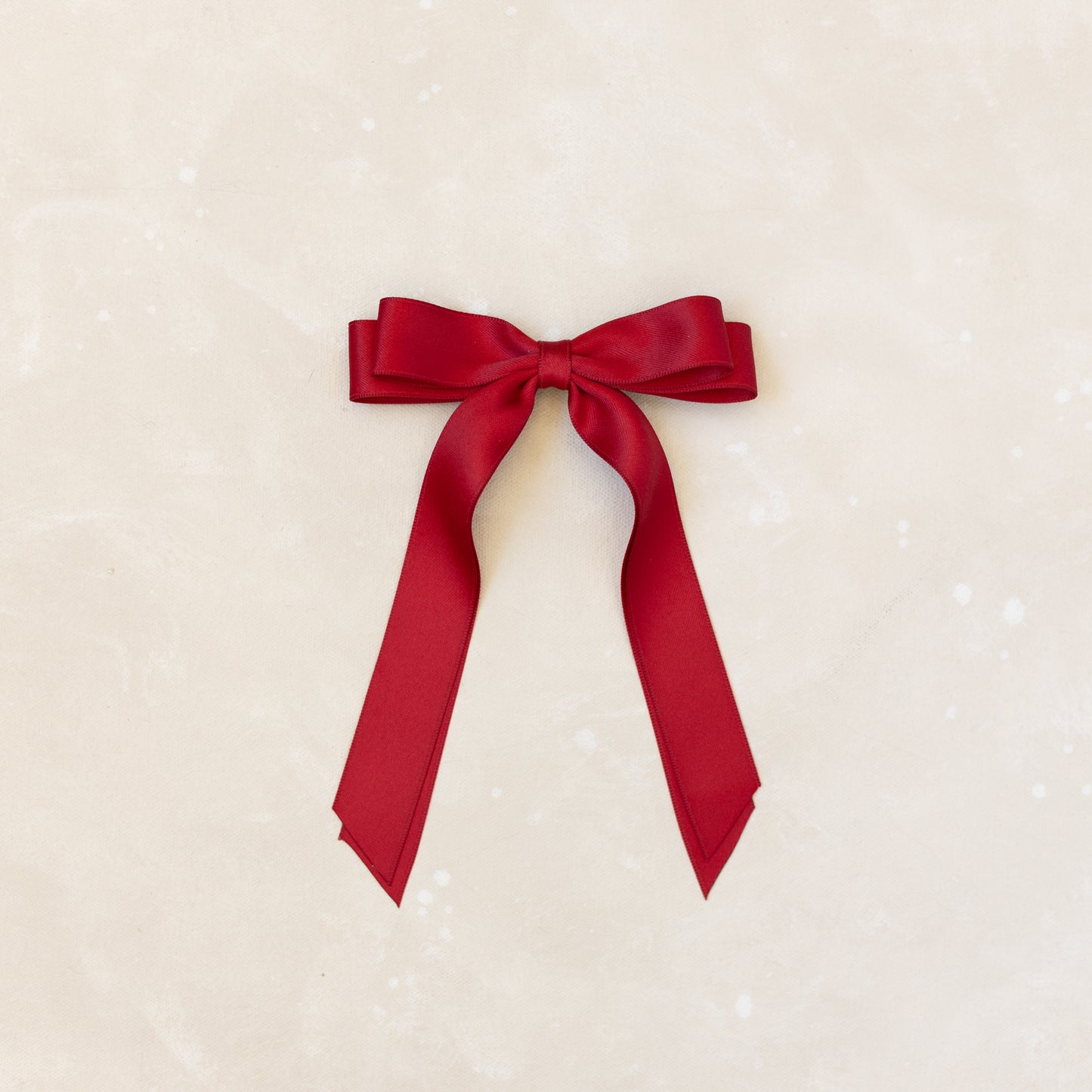 Bow Barrette// Rose