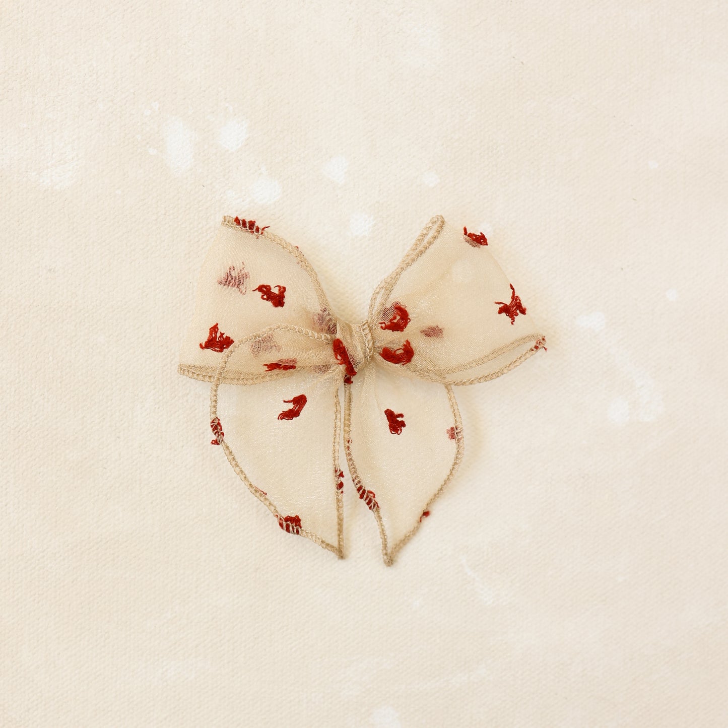 Mini Fleur Bow Clip // Wonder