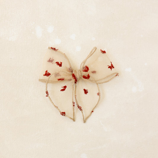 Mini Fleur Bow Clip // Wonder