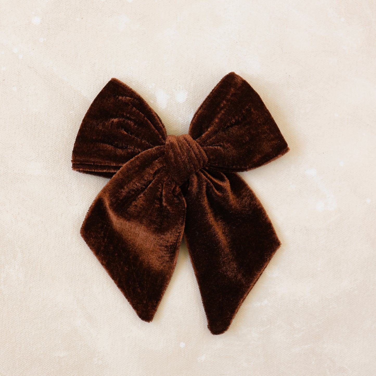 Fable Bow Clip // Chestnut
