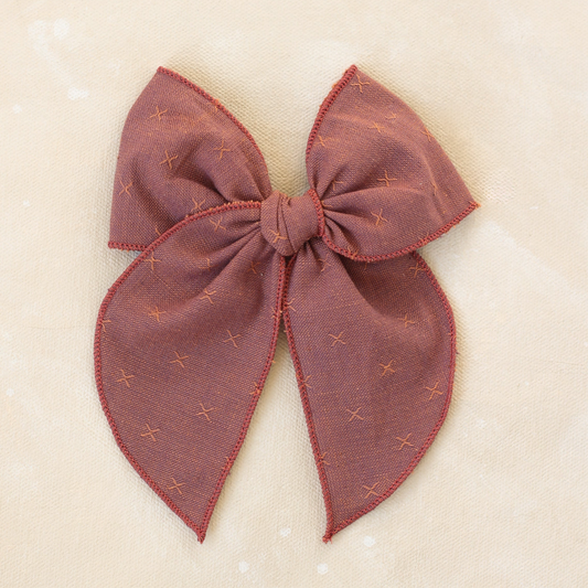 Fleur Bow Clip // Amora