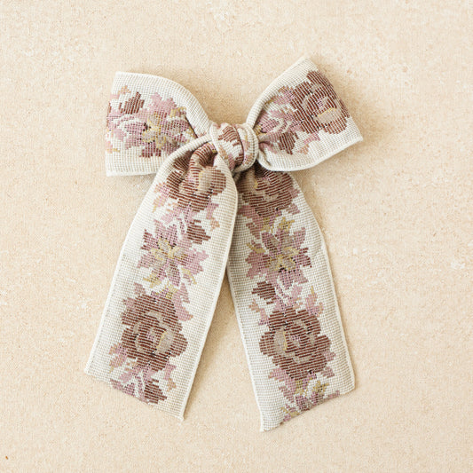 Oversized Sunday Bow Clip// Emmeline (Small Batch Release)