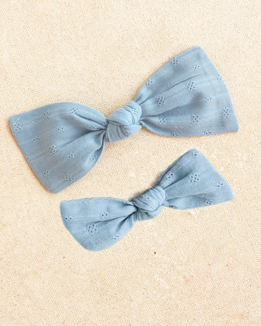 Oversized + Petite Classic Knot Clip or Band • Sailor