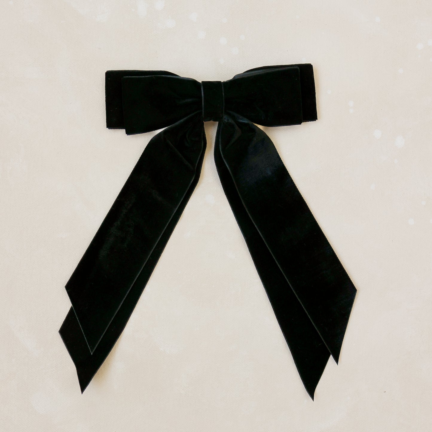 Velvet Bow Barrette// Eve