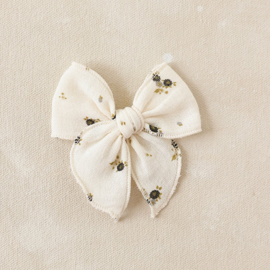 Mini Fleur Bow Clip // Meadow