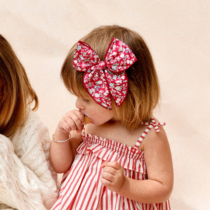 Fleur Hair Bow • Liberty Belle | Toddler + Girls Hair Bow Clip