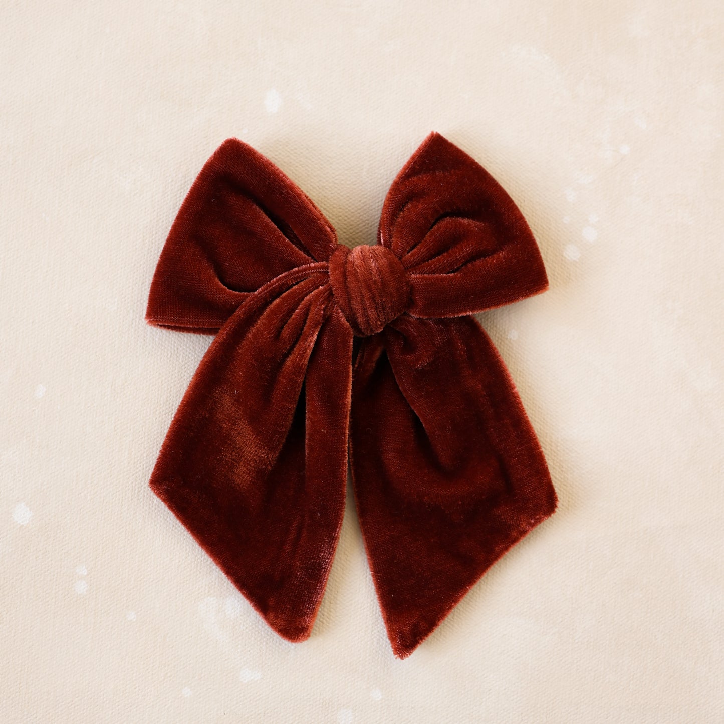 Fable Bow Clip // Claret