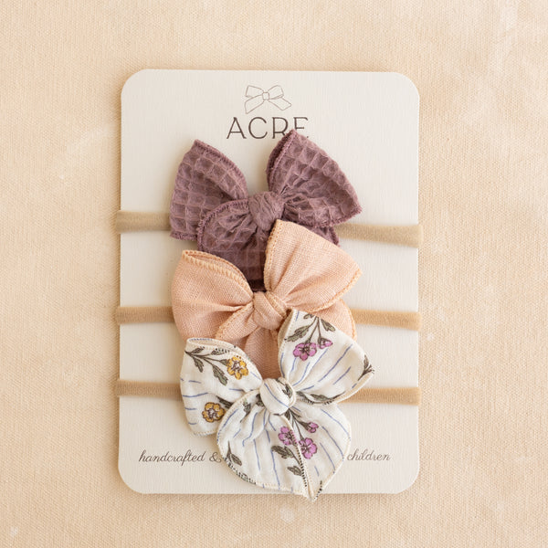Tried & True Summer Bow Set • Wildflower