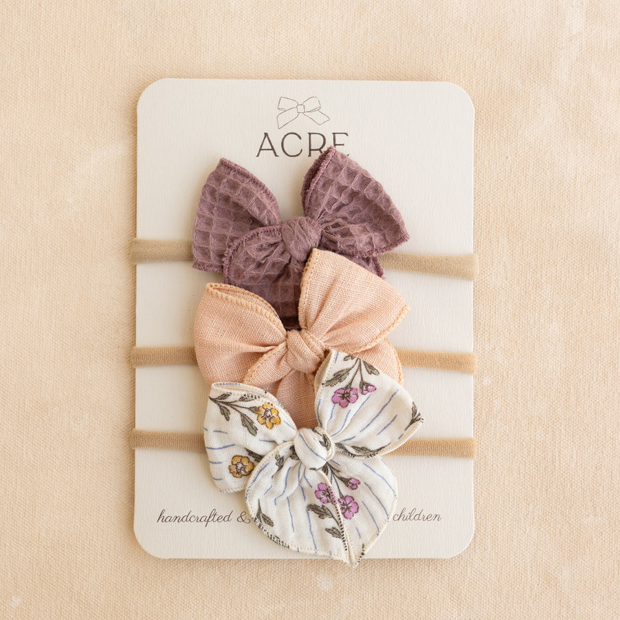 Tried & True Summer Bow Set • Wildflower