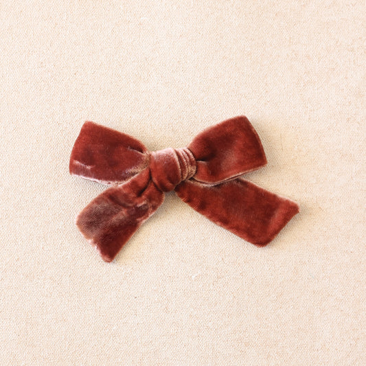 Oversized Classic Velvet Hair Bow or Band • Cider (Small Batch Release)