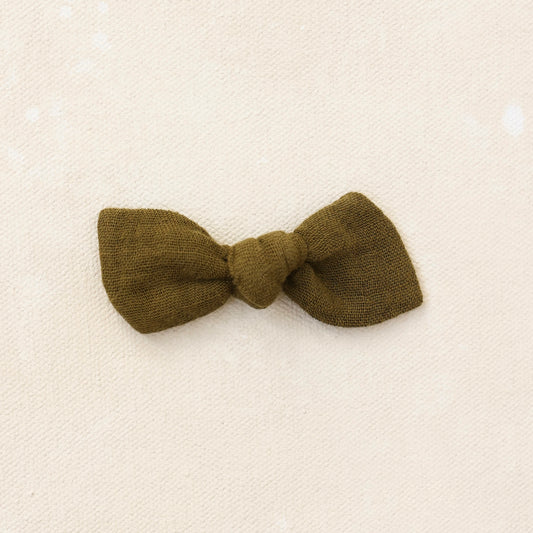 Petite Classic Knot Clip // Basil