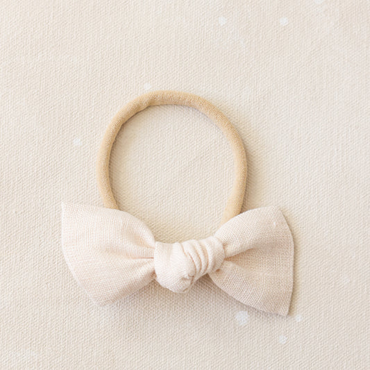 Oversized Classic Knot Headband // Blanche