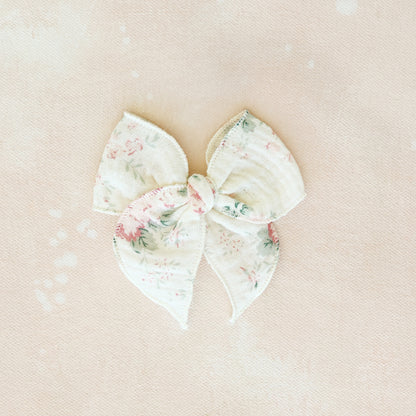 Mini Fleur Bow Band or Clip // England (Small Batch Release)