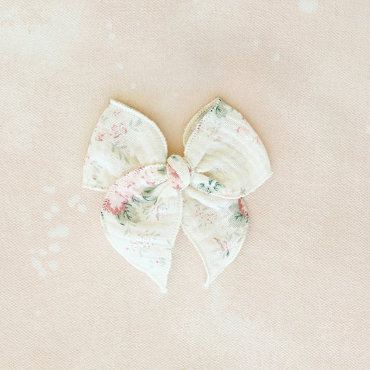 Mini Fleur Bow Band or Clip // England (Small Batch Release)