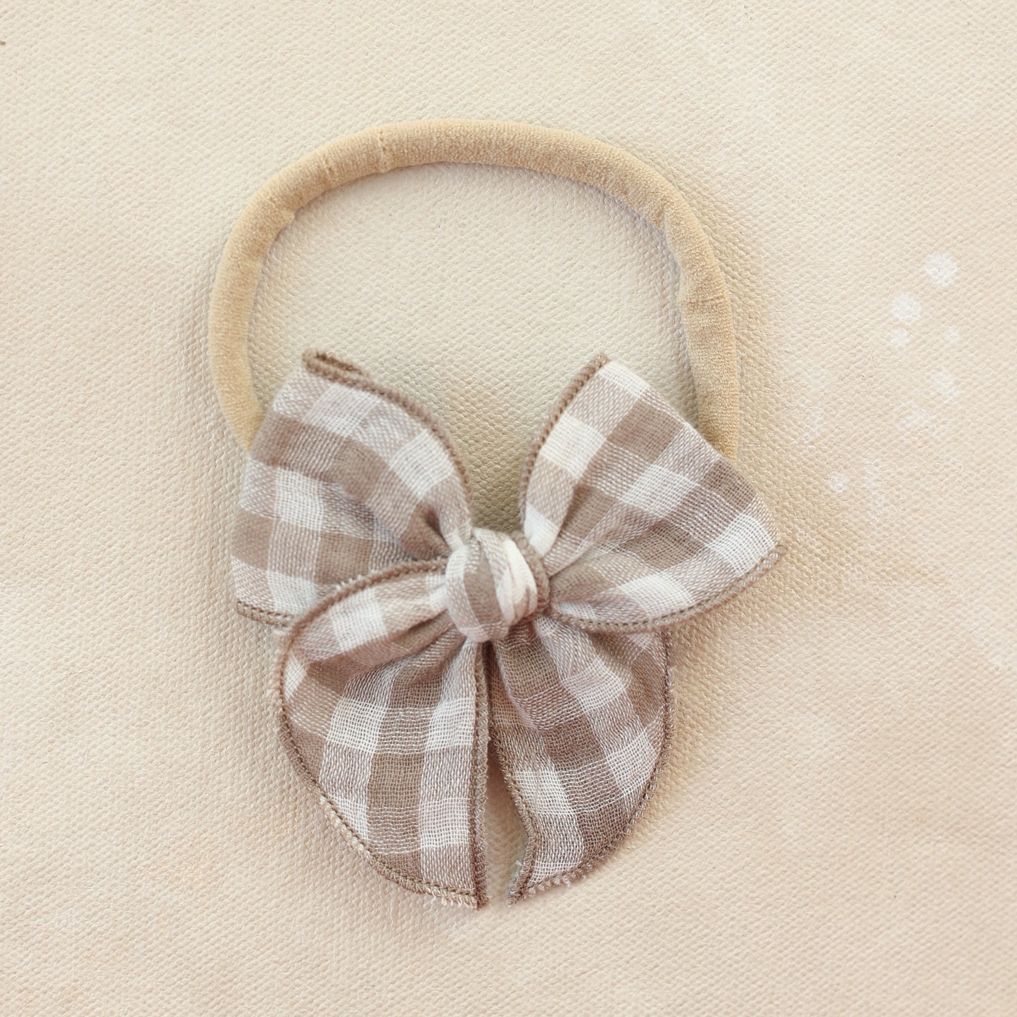 Mini Fleur Bow Headband // Serena