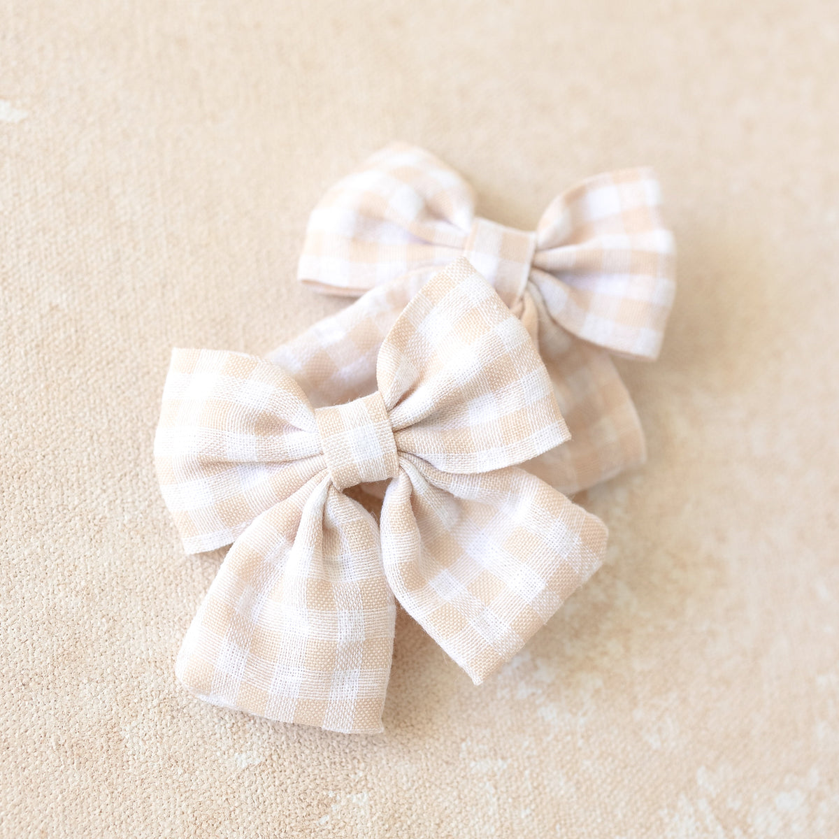 Gingham Bow Clip • Penny