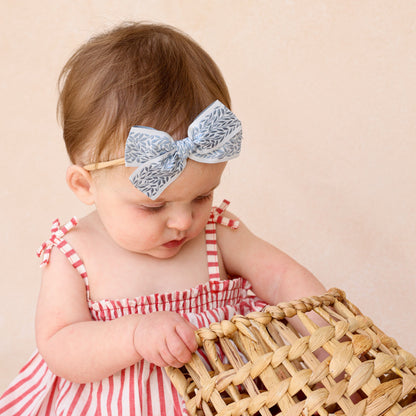 Oversized Classic Hair Bow • Seaside Summer (Small Batch Release)