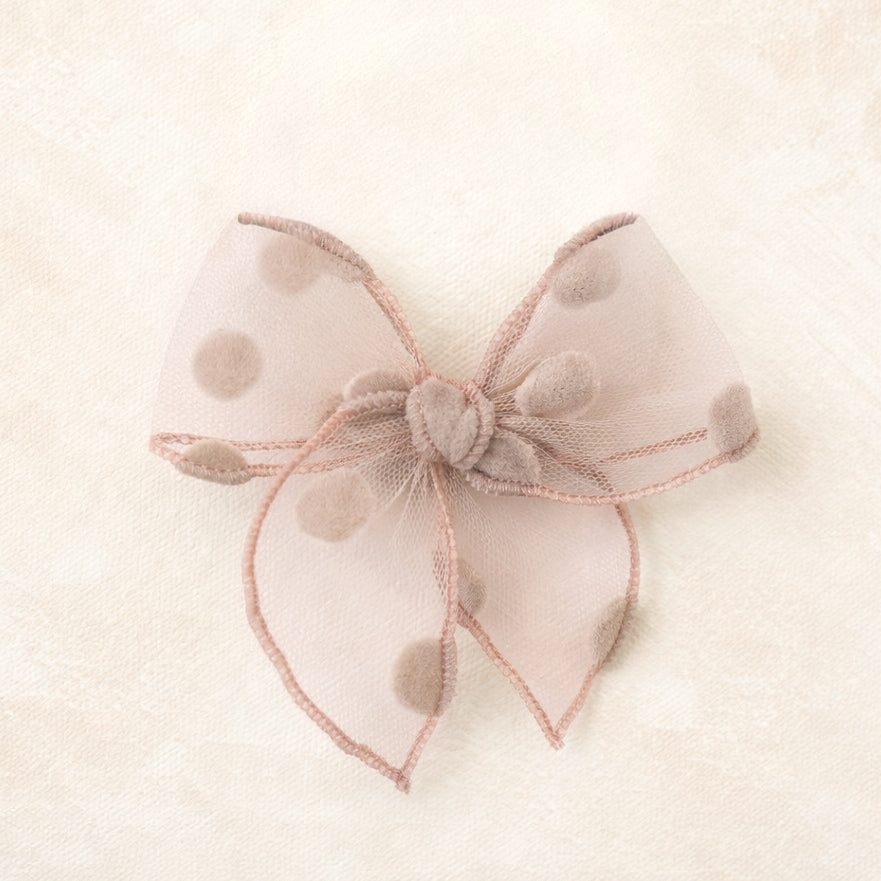 Mini Fleur Bow Clip // Vixen