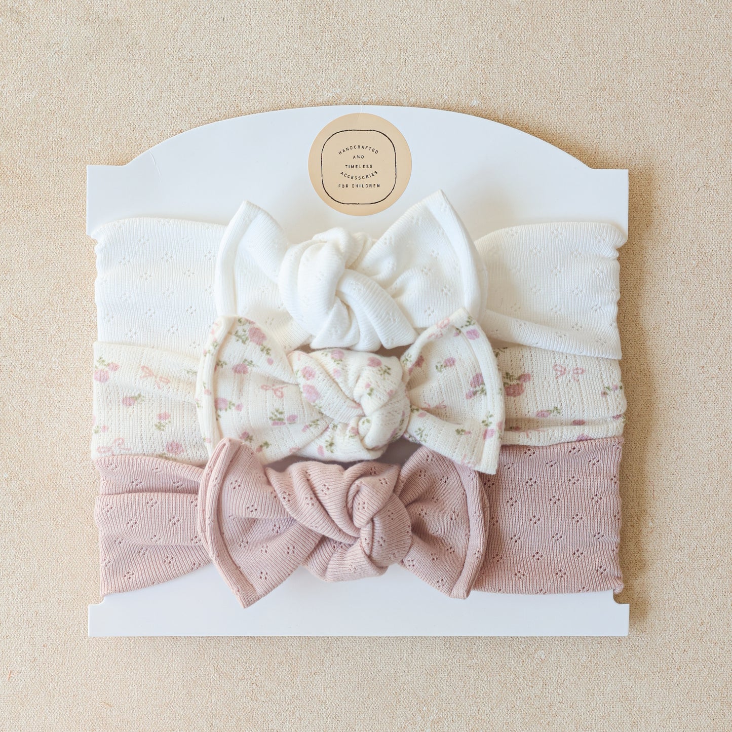 Baby Girl Headwrap Bow Bundle  • Lilou • Handmade Hair Accessory
