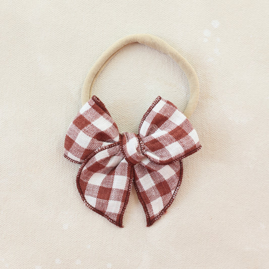 Mini Fleur Bow Headband // Winola