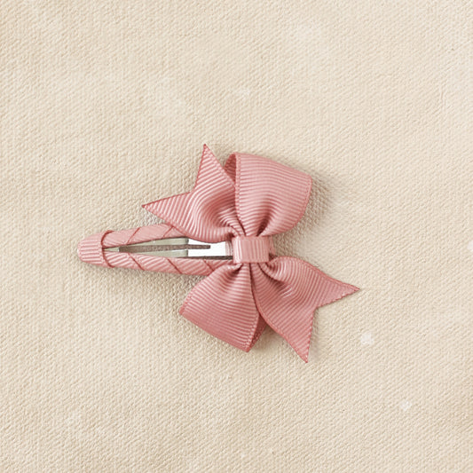 Grosgrain Bow Snap Clip // Millie