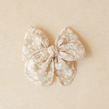 Mini Fleur Bow Clip or Band • French Meadow