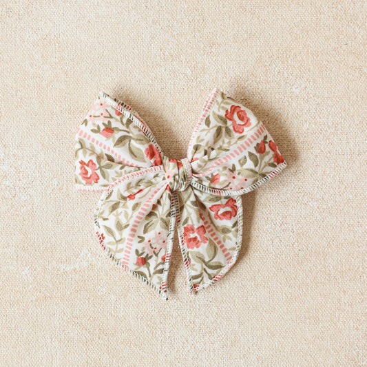 Mini Fleur Bow Clip or Band (Small Batch Release) // Esmee