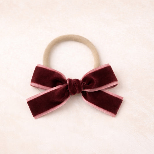 Petite Classic Bow Headband // Rue
