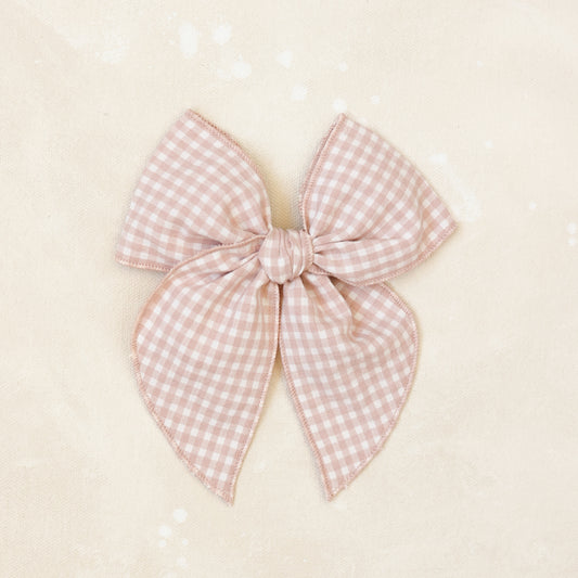 Fleur Bow Clip // Sugar Plum