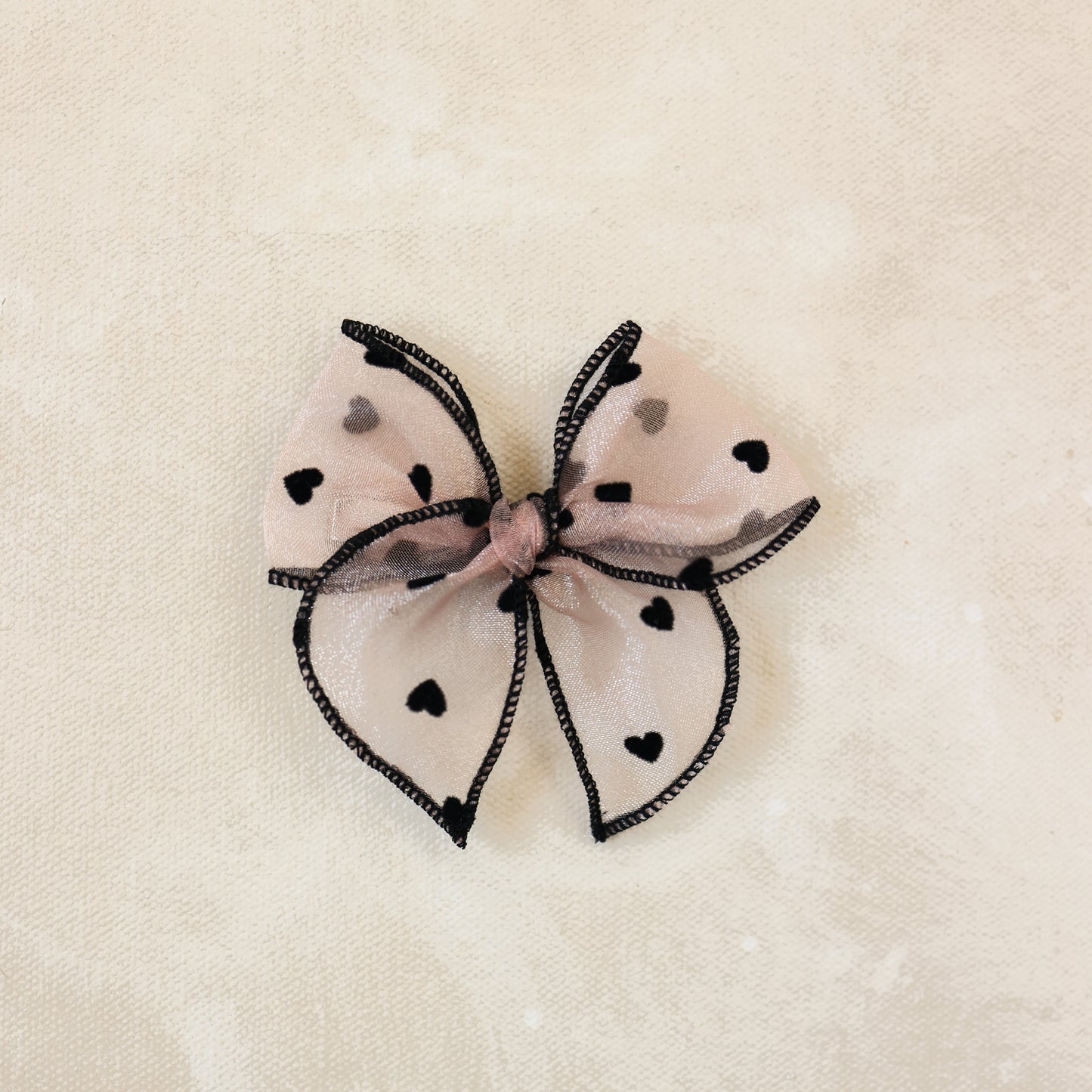 Mini Fleur Bow Clip // Chérie